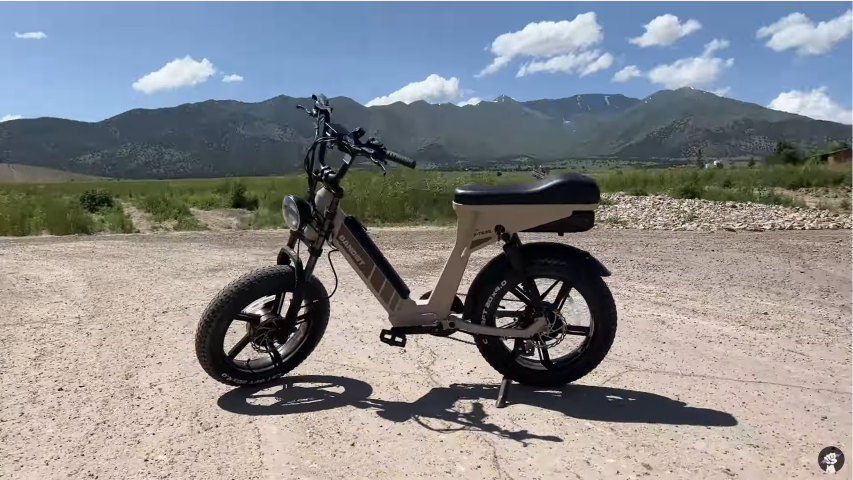 A dual motor fast and fun moped style ebike