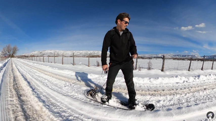 The Cyrusher Ripple electric snowboard shows promise in diverse conditions, especially for first-timers, though it's best suited for groomed or hard-packed snow.